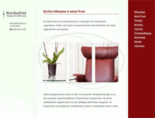 Tablet Screenshot of berlinpsychotherapie.de